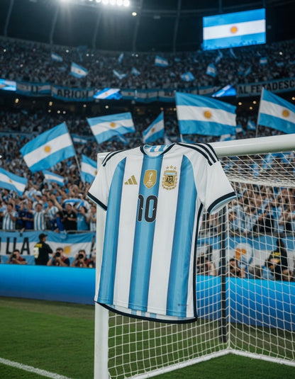 Argentina 🇦🇷 NEW !! 2026 World Cup “Champions” Home Jersey.