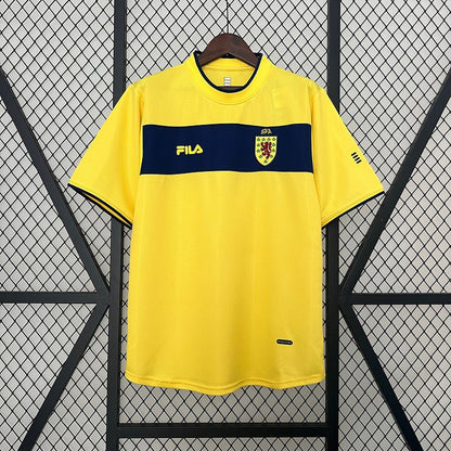 Scotland 🏴󠁧󠁢󠁳󠁣󠁴󠁿 2002 Away Jersey. - World Cup Retro Soccer Shop