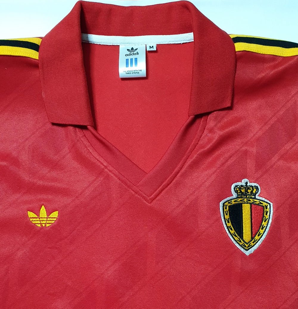 Belgium 🇧🇪 1986 World Cup Home Jersey. - World Cup Retro Soccer Shop