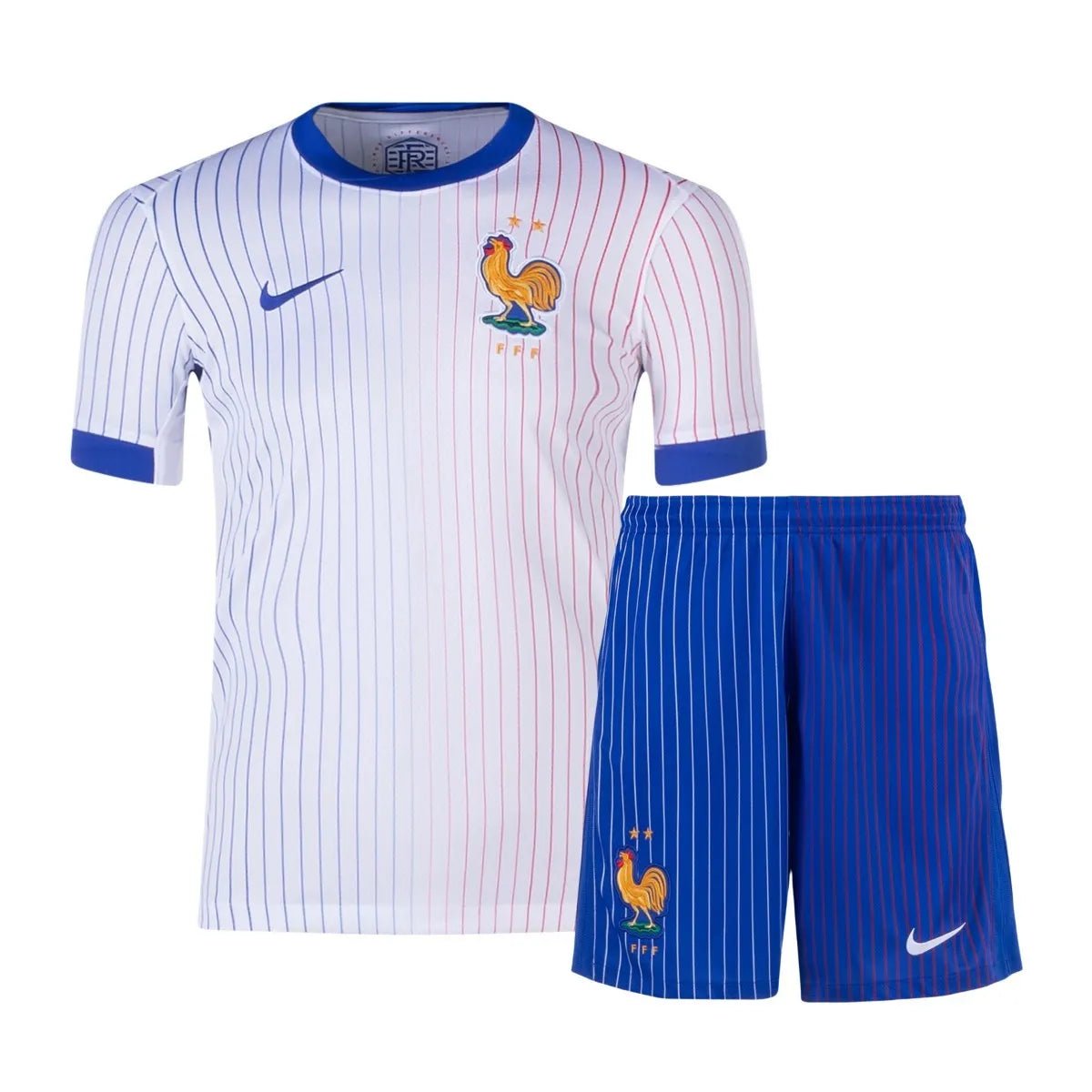 France 🇫🇷 Euro 2024 Kids Kit Set Away Jersey, Shorts & Socks. - World Cup Retro Soccer Shop