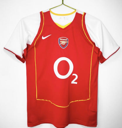 Arsenal FC 2002/04 Retro Home Kit.