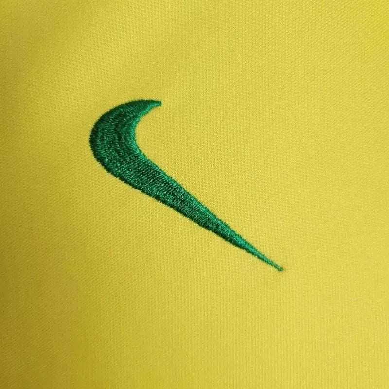 Brazil 🇧🇷 1998 World Cup Retro Kids Kit Set Home Jersey, Shorts & Socks. - World Cup Retro Soccer Shop