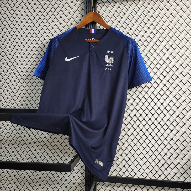 France 🇫🇷 2018 World Cup Champions Home Jersey. - World Cup Retro Soccer Shop