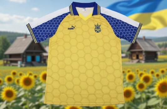 Ukraine 🇺🇦 1997 Home Jersey. - World Cup Retro Soccer Shop