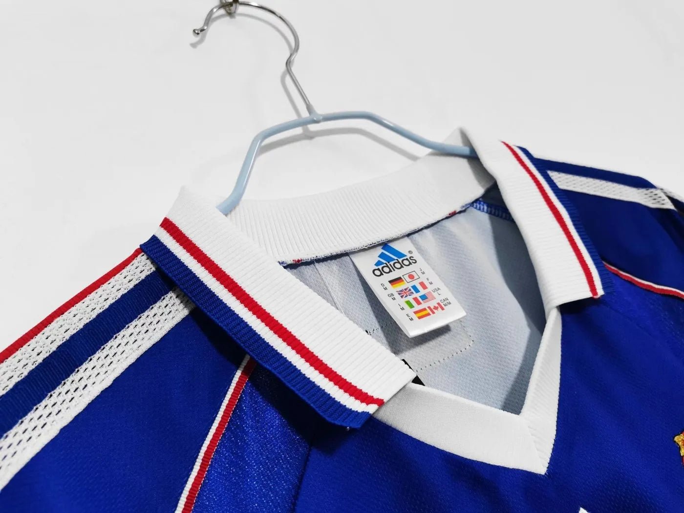 France 🇫🇷 1998 World Cup Champions Home Jersey. - World Cup Retro Soccer Shop