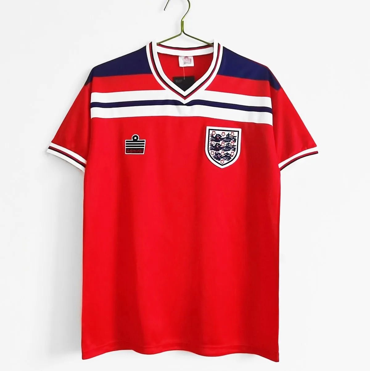 England 🏴󠁧󠁢󠁥󠁮󠁧󠁿 1982 World Cup Away Jersey. - World Cup Retro Soccer Shop