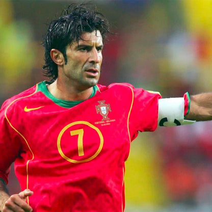 Portugal 🇵🇹 Euro 2004 Home Jersey. - World Cup Retro Soccer Shop