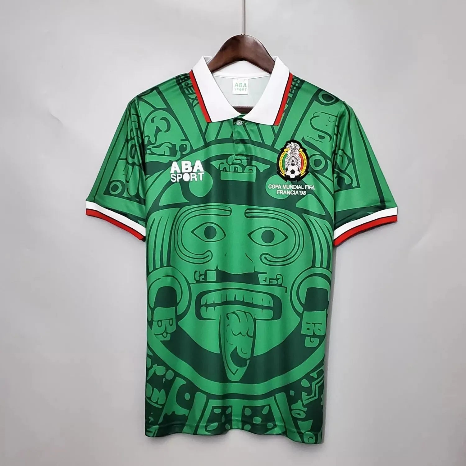 Mexico 🇲🇽 1998 World Cup Home Jersey. - World Cup Retro Soccer Shop