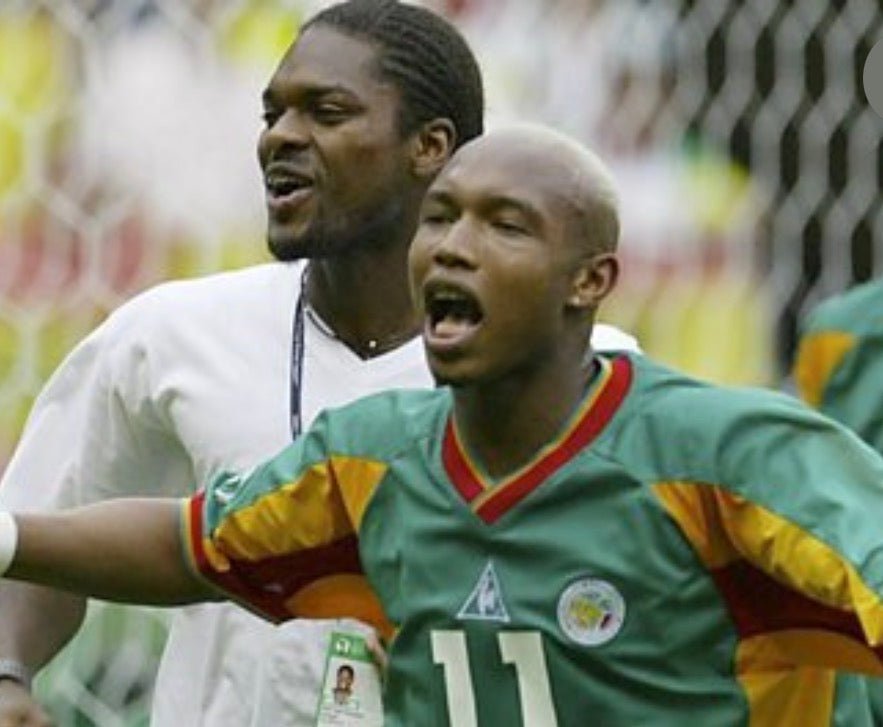Senegal 🇸🇳 2002 World Cup Away Jersey. - World Cup Retro Soccer Shop