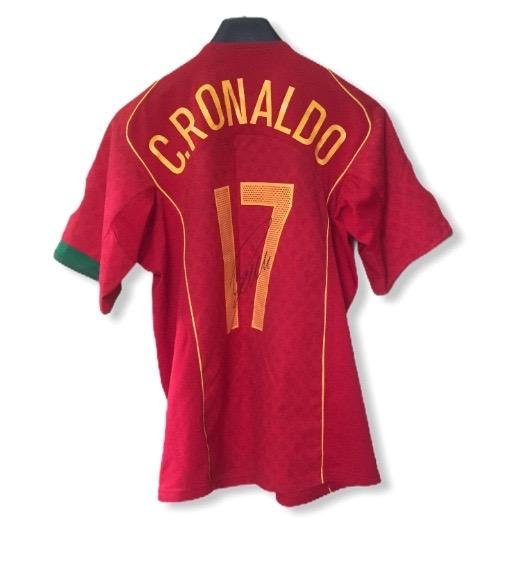 Portugal 🇵🇹 Euro 2004 Home Jersey. - World Cup Retro Soccer Shop