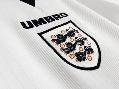England 🏴󠁧󠁢󠁥󠁮󠁧󠁿 1996 “Euro 96” Home Jersey. - World Cup Retro Soccer Shop