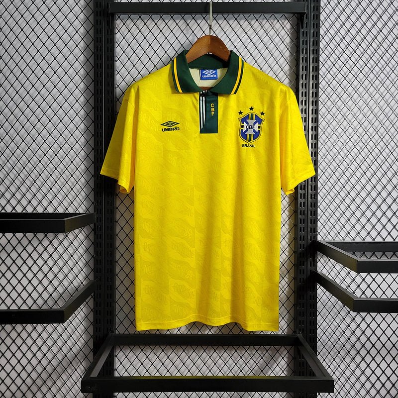 Brazil 🇧🇷 1991 Home Jersey. - World Cup Retro Soccer Shop