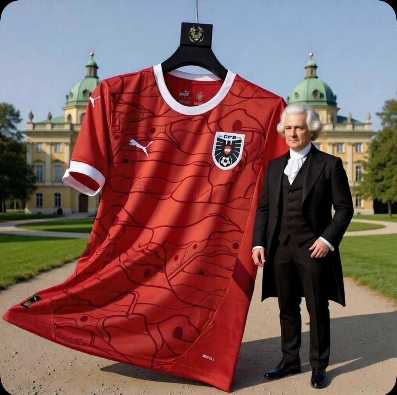 Austria 🇦🇹 2022 World Cup Home Jersey. - World Cup Retro Soccer Shop