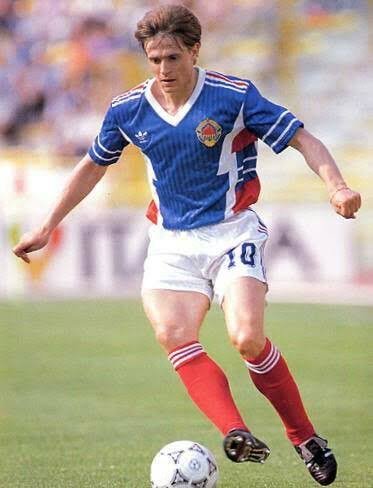 Yugoslavia 1990 World Cup Home Jersey. - World Cup Retro Soccer Shop