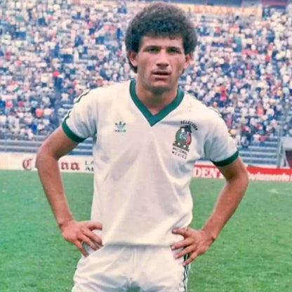 Mexico 🇲🇽 1985 Away Retro Remake Jersey. - World Cup Retro Soccer Shop