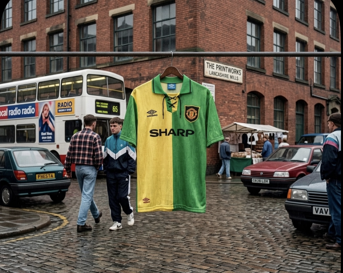 Manchester United FC  92/94 Retro Third Kit.