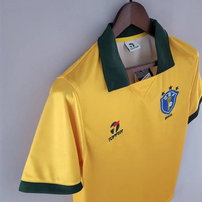 Brazil 🇧🇷 1990 World Cup Home Jersey. - World Cup Retro Soccer Shop