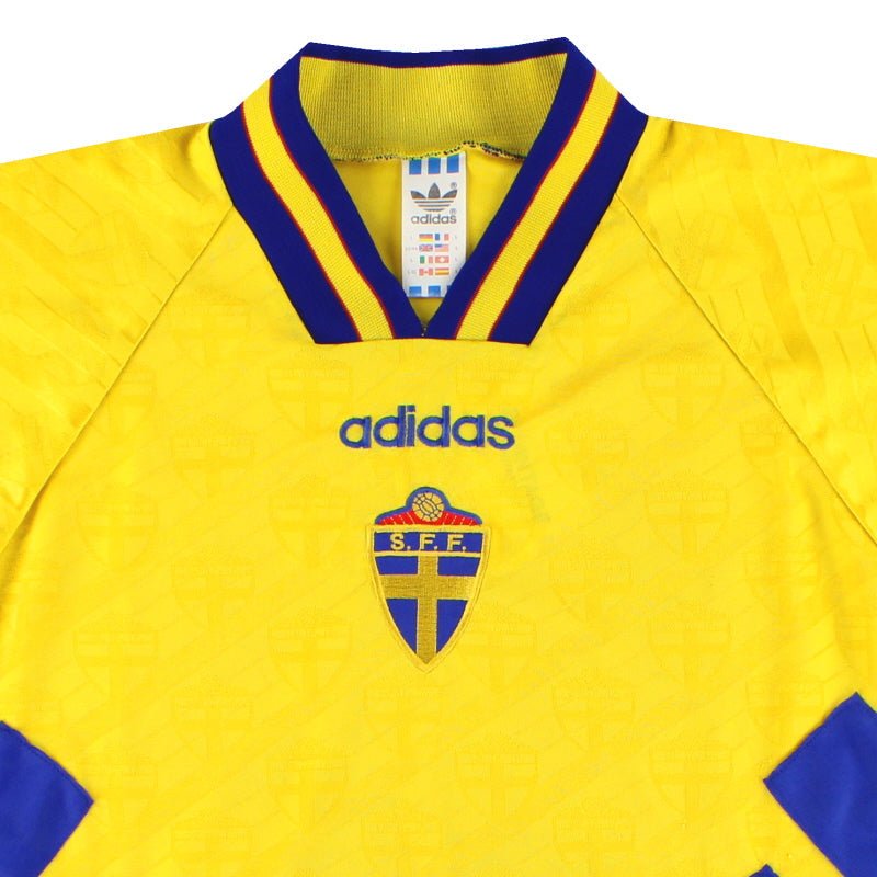 Sweden 🇸🇪 1994 World Cup Home Jersey. - World Cup Retro Soccer Shop