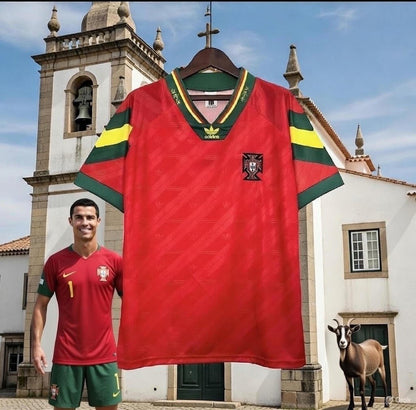 Portugal 🇵🇹 1994 Home Jersey. - World Cup Retro Soccer Shop