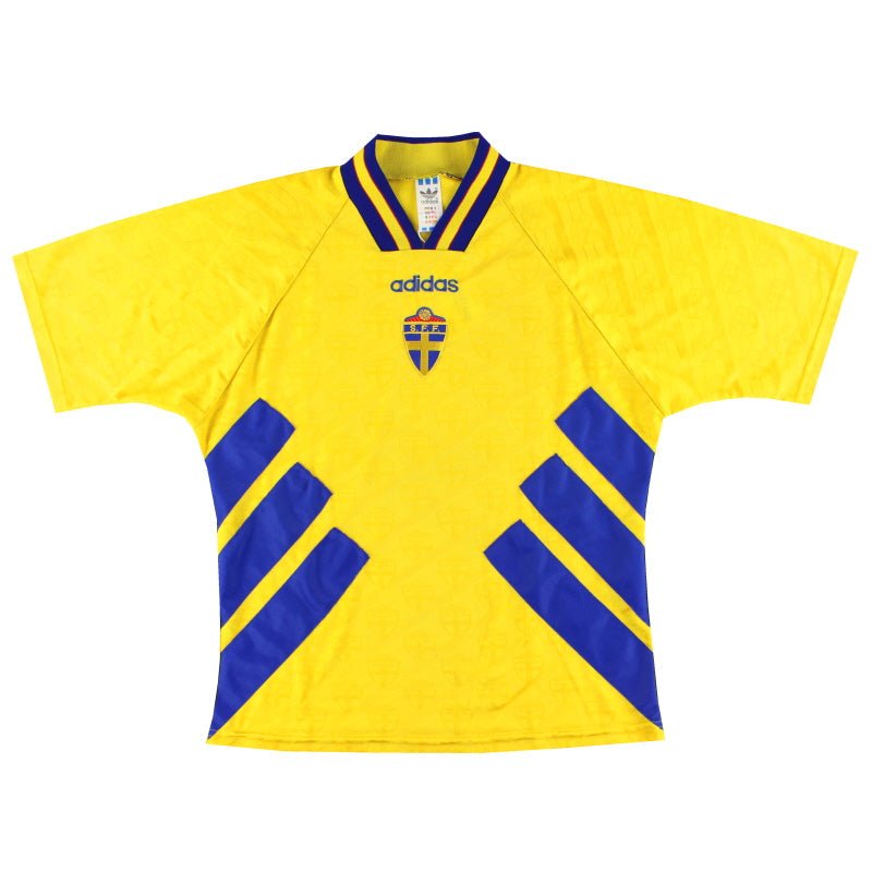 Sweden 🇸🇪 1994 World Cup Home Jersey. - World Cup Retro Soccer Shop
