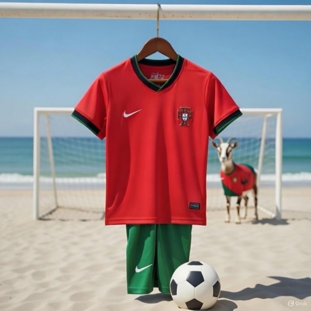 Portugal 🇵🇹 Euro 2024 Kids Kit Set, Home Jersey Shorts & Socks. - World Cup Retro Soccer Shop