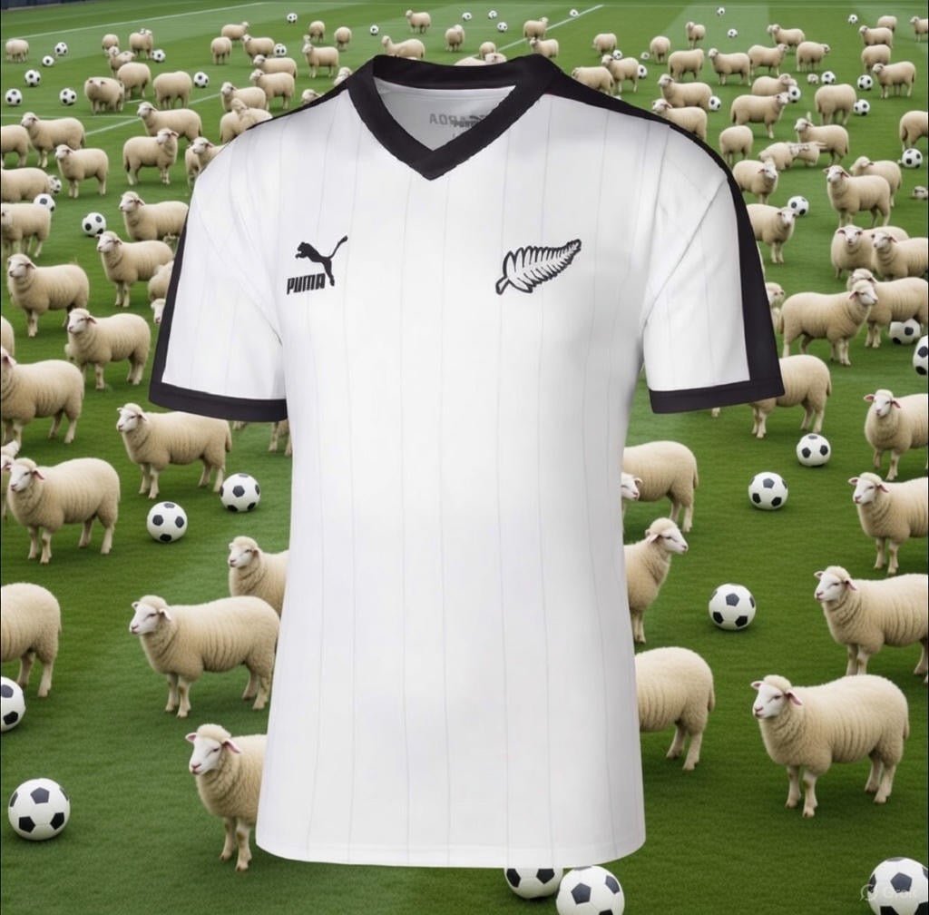 New Zealand 🇳🇿 2023 “All Whites” Home Jersey. - World Cup Retro Soccer Shop