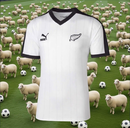 New Zealand 🇳🇿 2023 “All Whites” Home Jersey. - World Cup Retro Soccer Shop