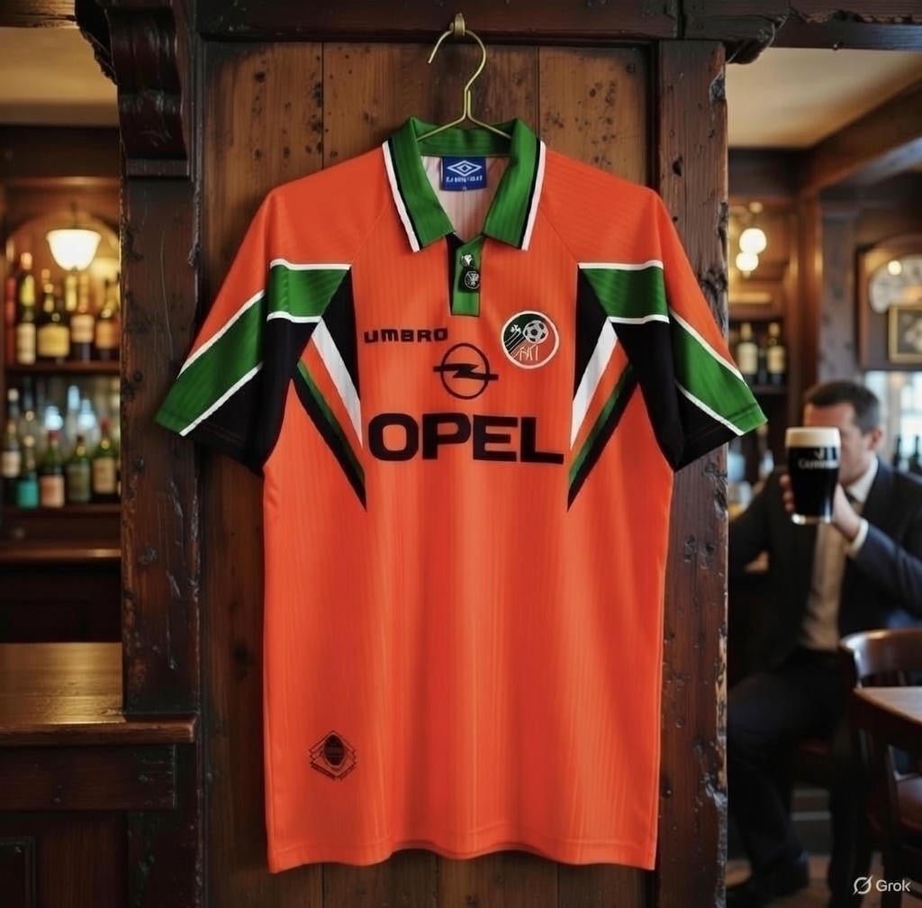 Ireland 🇮🇪 1997/98 Third Jersey. - World Cup Retro Soccer Shop