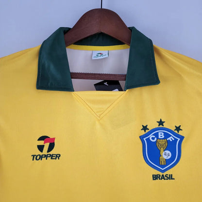 Brazil 🇧🇷 1990 World Cup Home Jersey. - World Cup Retro Soccer Shop