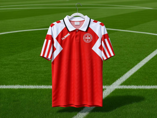 Denmark 🇩🇰 Euro 1992 “European Champions” Home Jersey. - World Cup Retro Soccer Shop