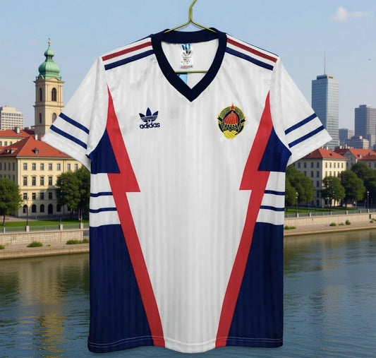 Yugoslavia 1990 World Cup Away Jersey. - World Cup Retro Soccer Shop