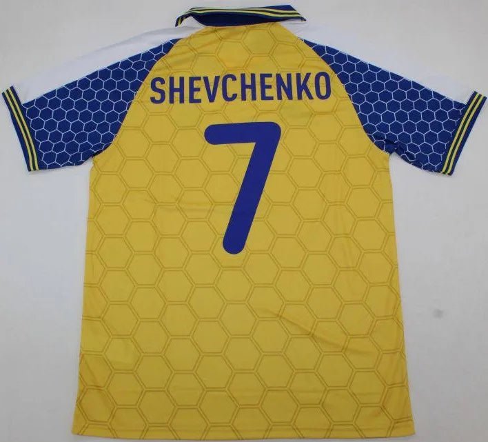 Ukraine 🇺🇦 1997 Home Jersey. - World Cup Retro Soccer Shop
