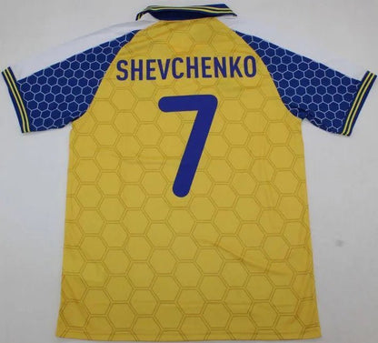 Ukraine 🇺🇦 1997 Home Jersey. - World Cup Retro Soccer Shop