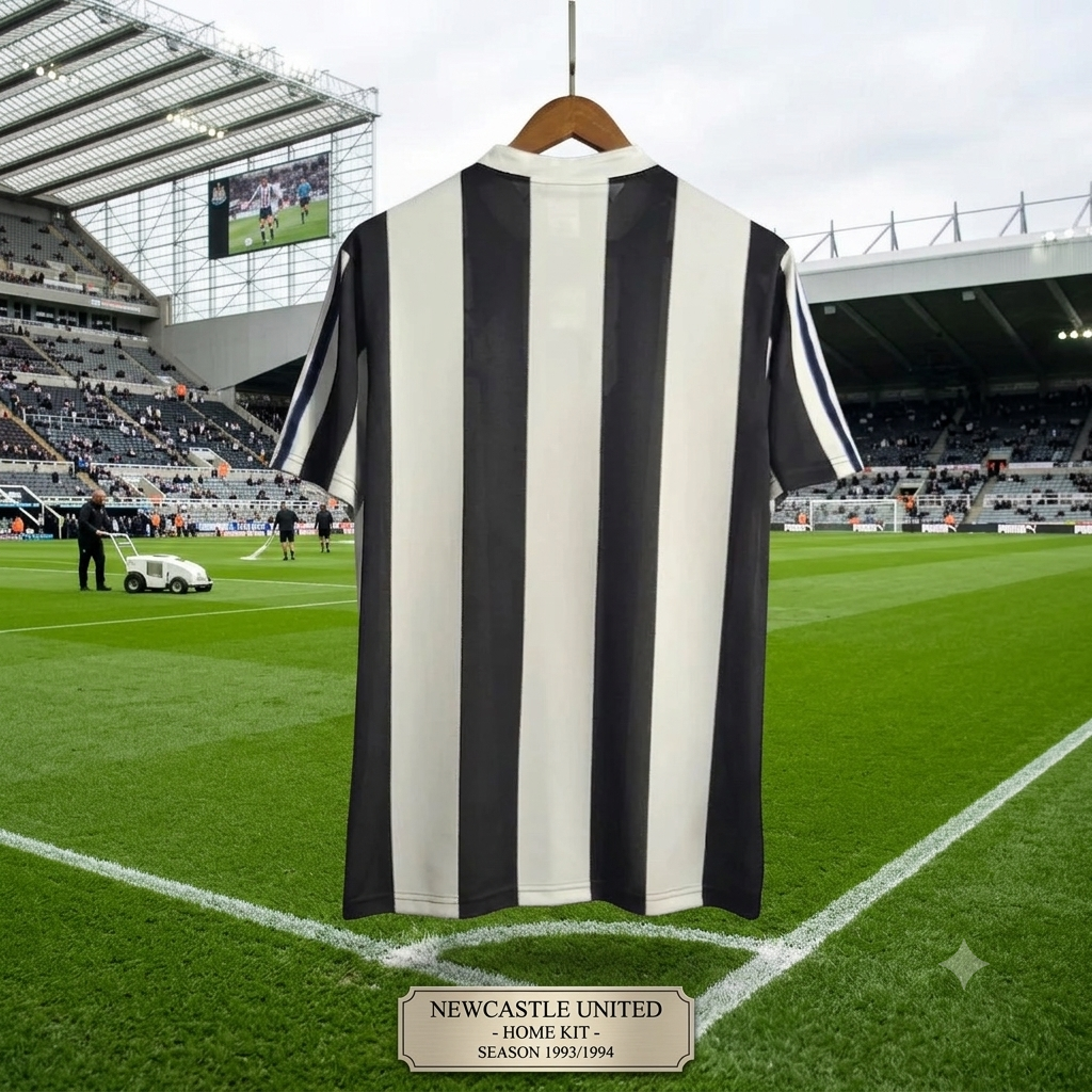 Newcastle United FC 95/97 Retro Home Jersey.