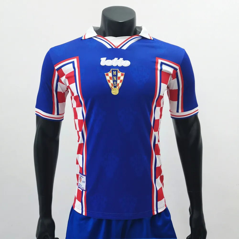 Croatia 🇭🇷 1998 World Cup Away Jersey. - World Cup Retro Soccer Shop