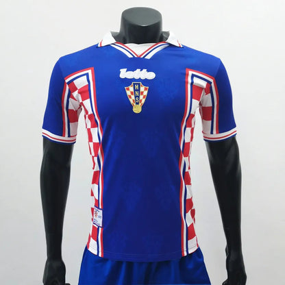 Croatia 🇭🇷 1998 World Cup Away Jersey. - World Cup Retro Soccer Shop