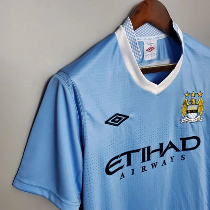 Manchester City FC 2011/12 Home Retro Jersey.