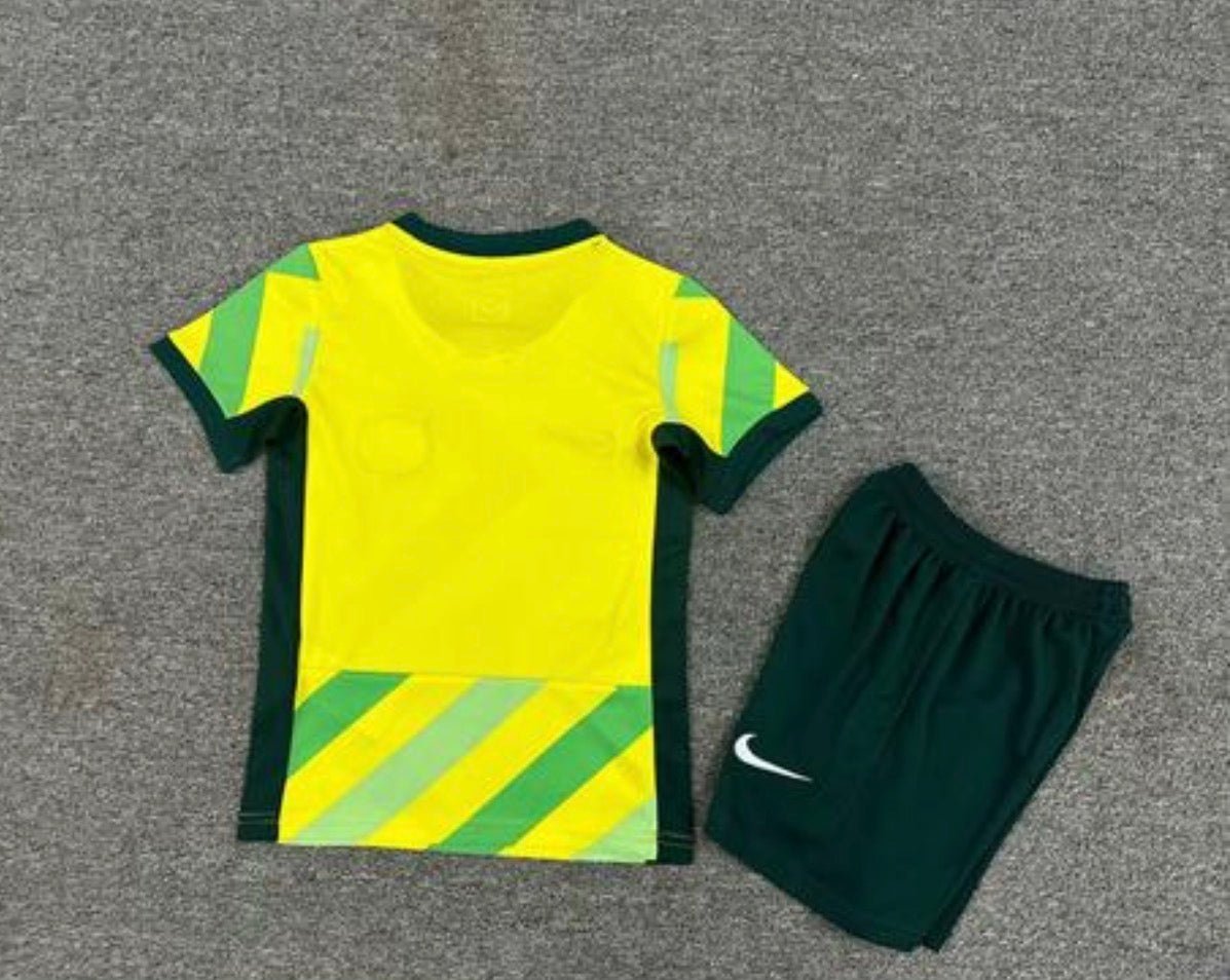 Australia 🇦🇺 2025 Kids Kit Set Home Jersey, Shorts & Socks. - World Cup Retro Soccer Shop