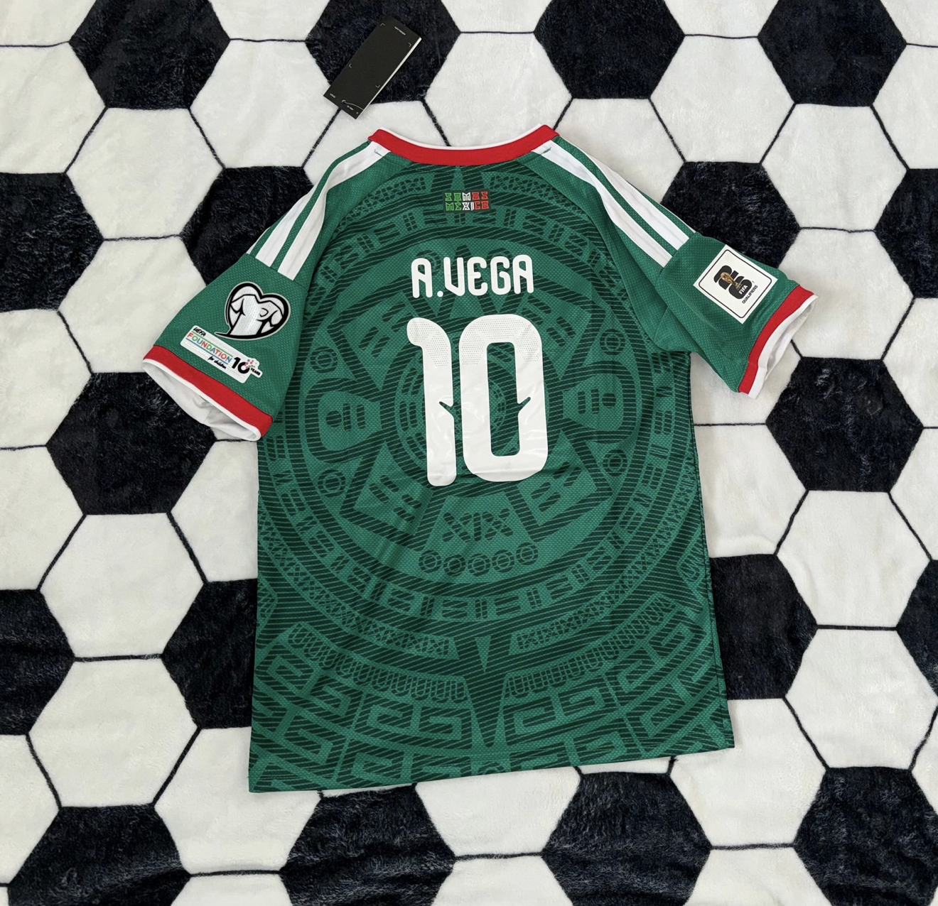 Mexico 🇲🇽 2026 World Cup Kids Kit Set, Home Jersey Shorts & Socks.