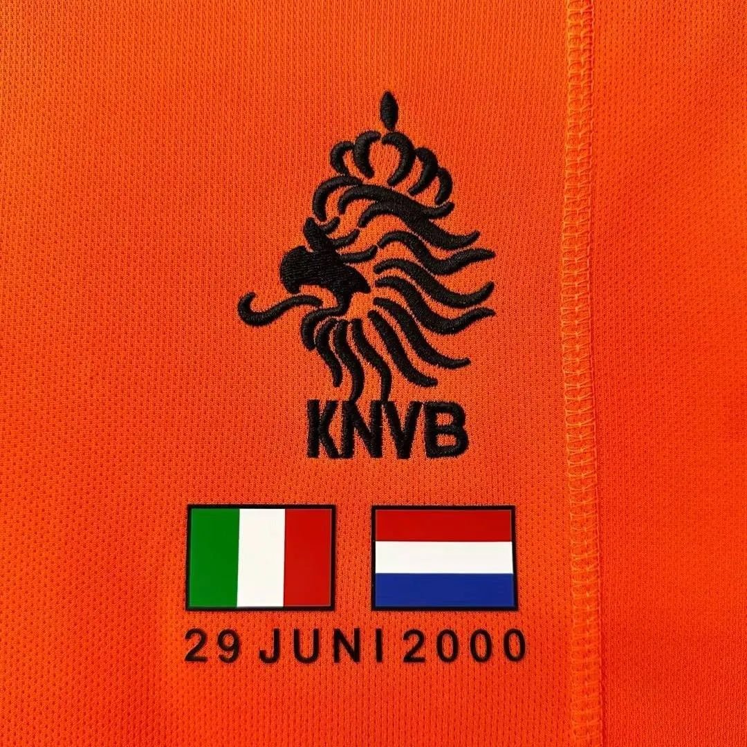 Netherlands 🇳🇱 Euro 2000 Final Home Jersey. - World Cup Retro Soccer Shop
