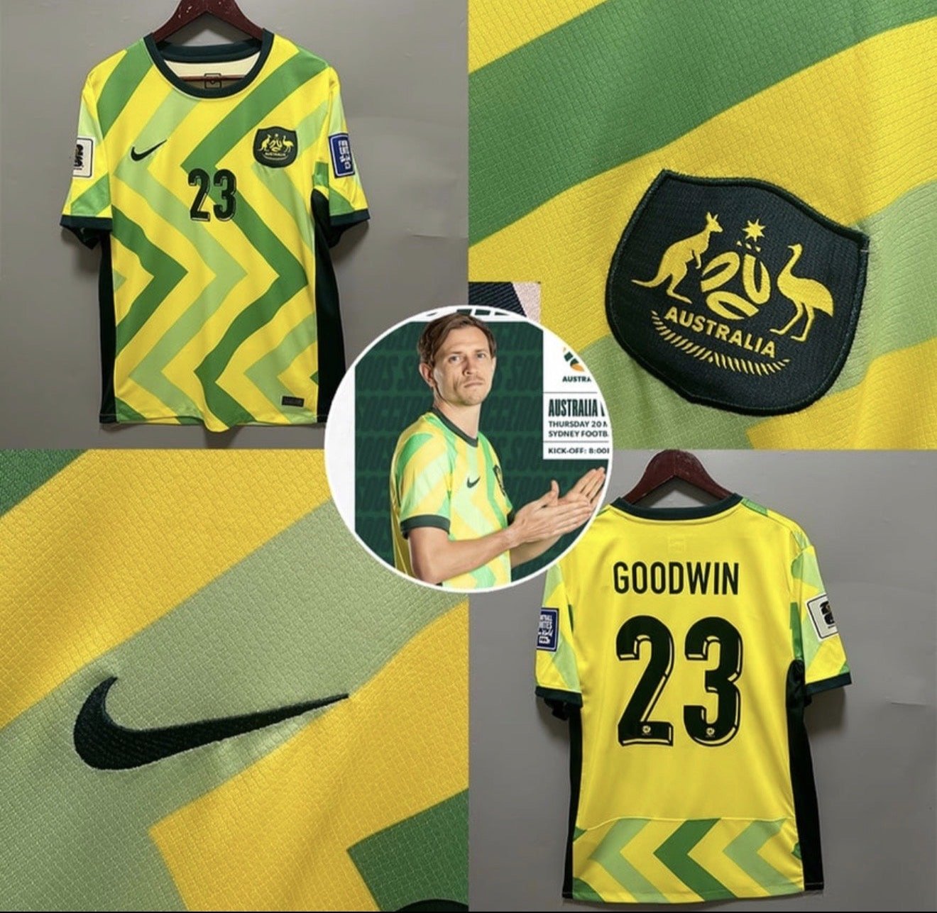 Australia 🇦🇺 2025 Home Jersey. - World Cup Retro Soccer Shop