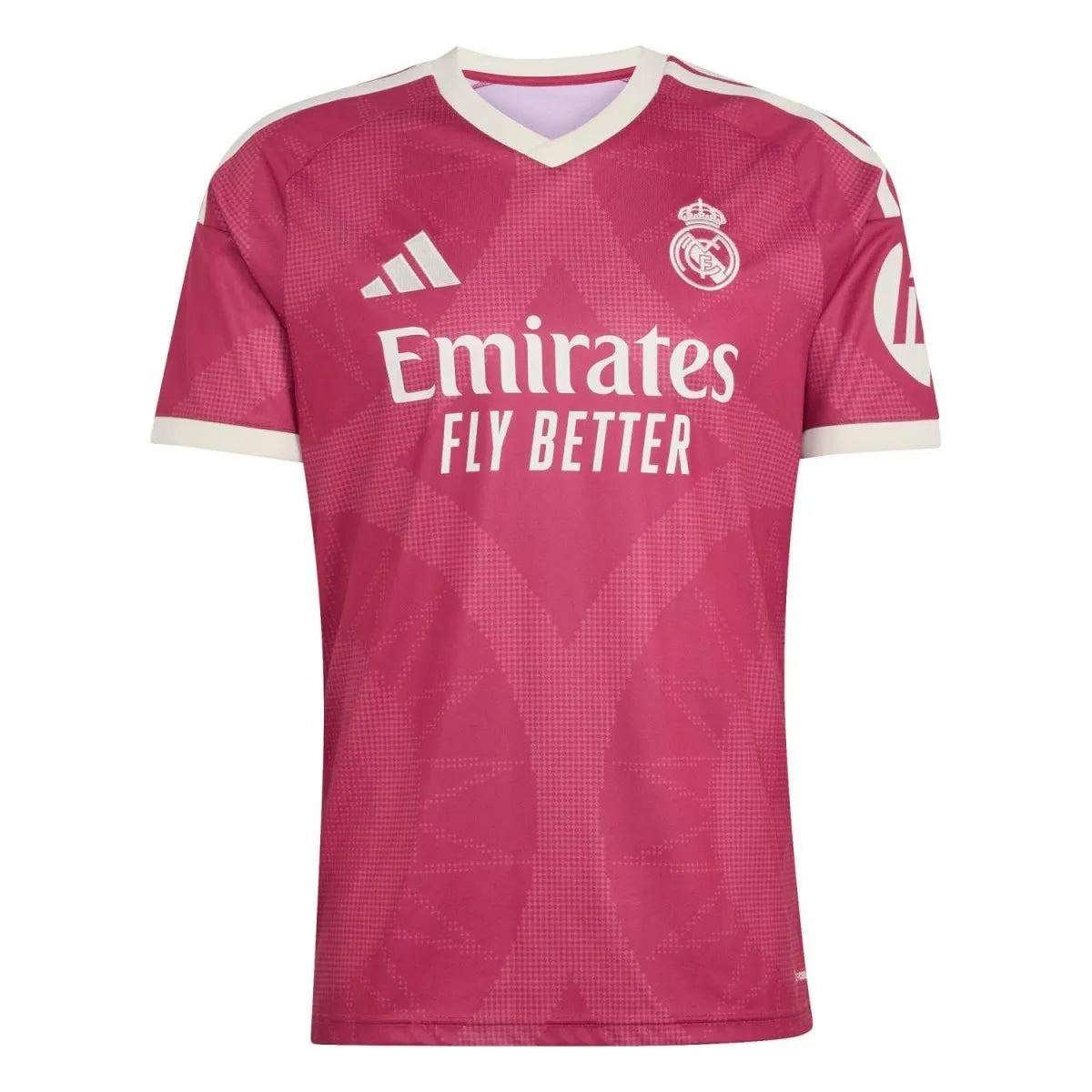 Real Madrid 26/27 third short sleeve soccer jersey in white with team crest and sponsor logo, from World Cup Retro Soccer Shop.