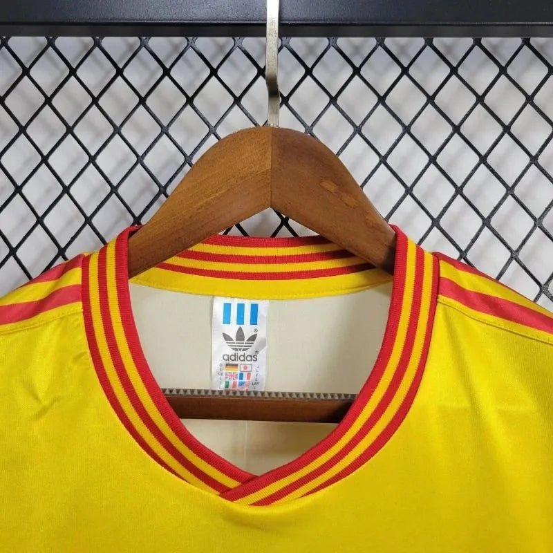 Colombia 🇨🇴 1990 World Cup Home Jersey. - World Cup Retro Soccer Shop
