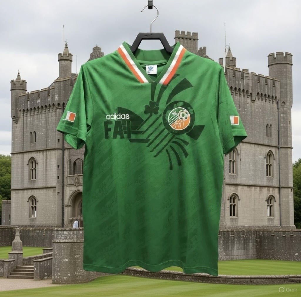 Ireland 🇮🇪 1994 World Cup Home Jersey. - World Cup Retro Soccer Shop
