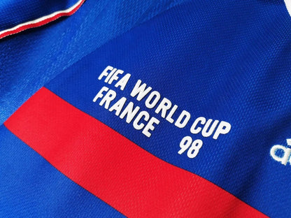 France 🇫🇷 1998 World Cup Champions Home Jersey. - World Cup Retro Soccer Shop
