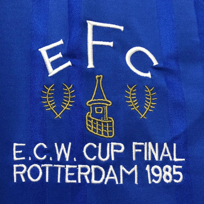 Everton FC 1985 European Cup Winners Cup Final Retro Home Jersey.
