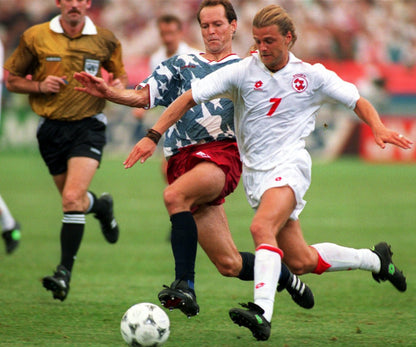Switzerland 🇨🇭1994/96 Away Jersey. - World Cup Retro Soccer Shop