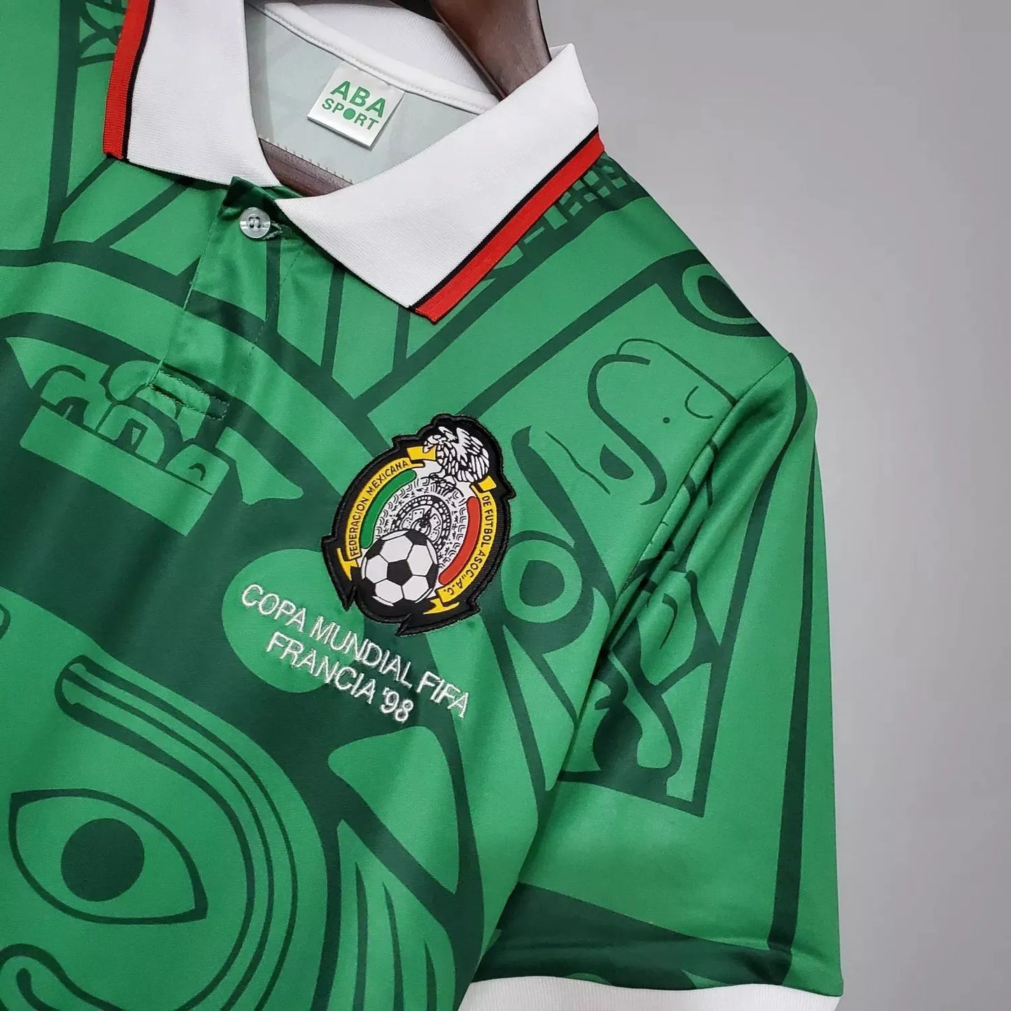Mexico 🇲🇽 1998 World Cup Home Jersey. - World Cup Retro Soccer Shop