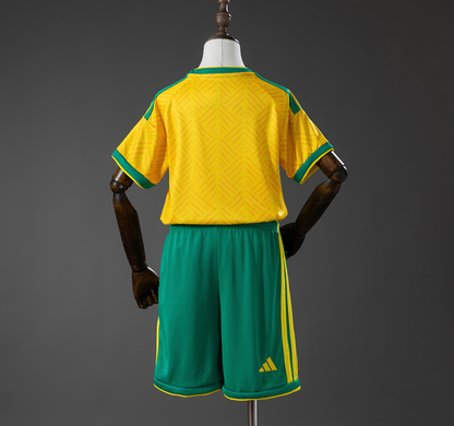 Sth Africa 🇿🇦 2026 World Cup Kids Kit Set Home Jersey, Shorts & Socks.