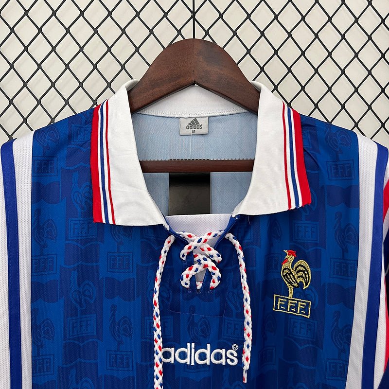 France 🇫🇷 Euro 1996 Home Jersey. - World Cup Retro Soccer Shop